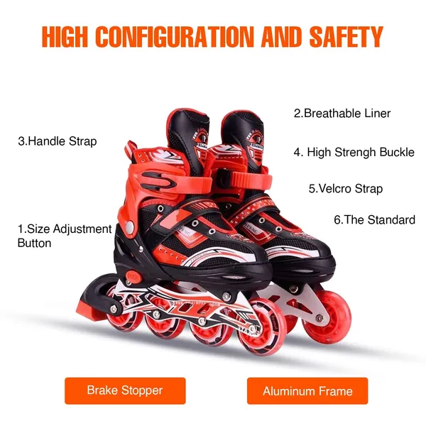 Red_Inline_Skating_With_Led_Light