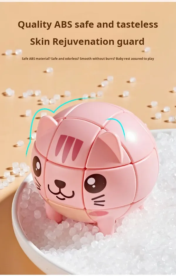 Q_Cute_Animal_Rubik's_Cube_–_3D_Puzzle_Toy_(_Multicolour_As_per_availability_)