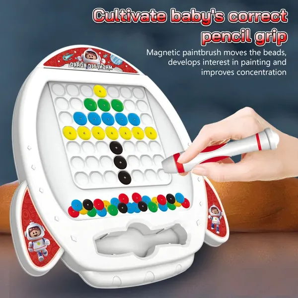 Space_Rocket_Magnetic_Painting_Board_for_Kids_–_Creative_Drawing_Toy_with_Magnetic_Pen_|_STEM_Learning_Toy_|_Ages_3+
