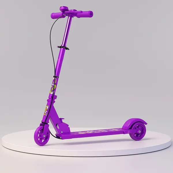 Runner_Scooter_–_Foldable_3-Wheel_Kids_Kick_Scooter_for_Boys_&_Girls_(Purple)