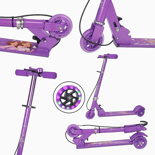 Runner_Scooter_–_Foldable_3-Wheel_Kids_Kick_Scooter_for_Boys_&_Girls_(Purple)