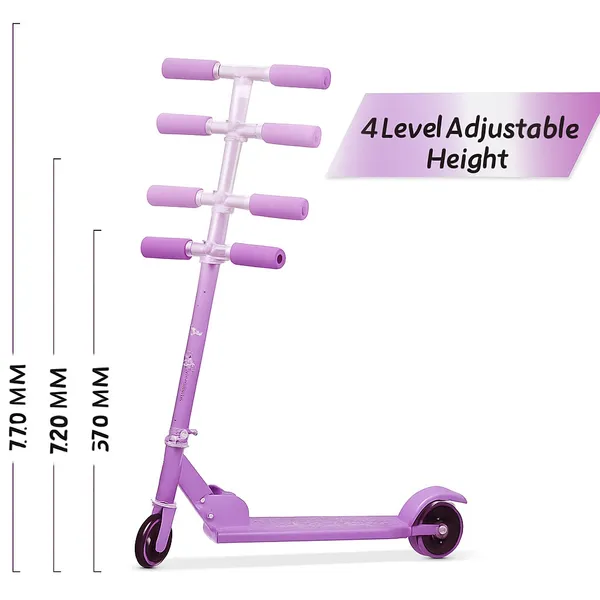 Runner_Scooter_–_Foldable_3-Wheel_Kids_Kick_Scooter_for_Boys_&_Girls_(Purple)
