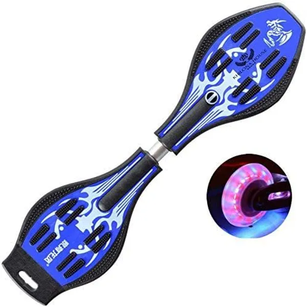 Wave_Board_with_Carry_Bag_|_LED_Flash_Colorful_Lights_in_Wheels_|_for_Outdoor_for_Kids_|Skates_for_Kids/Skateboards