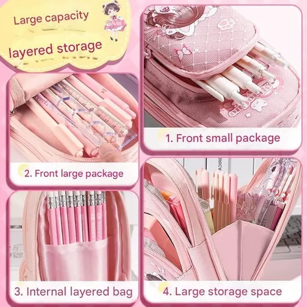 Large_Capacity_Pencil_Case_-_3_Compartment_Standing_Pencil_Case,_Cute_Cartoon_Multifunctional_Stationery_Organizer_Pencil_Pouch_for_Office_College_School_(CK161)_(Girl_-_Pink)