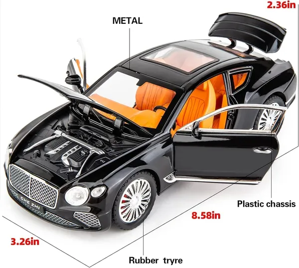 Bentley_Continental_GT_|_1:24_Scale_|_Big_Size_Diecast_Model_Alloy_Metal_car