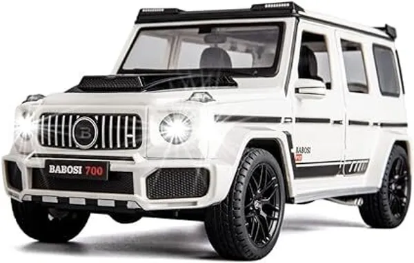1:32_Scale__BRABUS_700_Mercedes_AMG_G63_Model_Car__Luxury_Collectible_Toy_With_Openable_Hood,_Lights_&_Sound_|_Pull_Back_Vehicle_For_Adults_&_Kids(Color_as_per_availability)