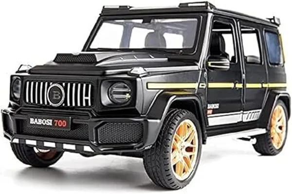 1:32_Scale__BRABUS_700_Mercedes_AMG_G63_Model_Car__Luxury_Collectible_Toy_With_Openable_Hood,_Lights_&_Sound_|_Pull_Back_Vehicle_For_Adults_&_Kids(Color_as_per_availability)