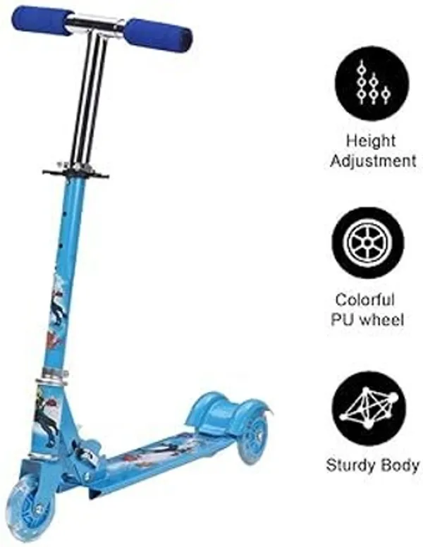 Blue_Turboglide_X1_Led_Kick_Scooter__Foldable,_Sturdy_Metal_Frame,_Light-Up_Wheels