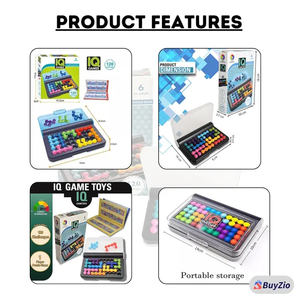 Multicolor_Iq_Puzzle_Pro:_Travel_Brain_Teaser_Game_For_Kids_&_Adults__120_Challenges,_Stem_Logic_Toy_For_Skill_&_Iq_Development
