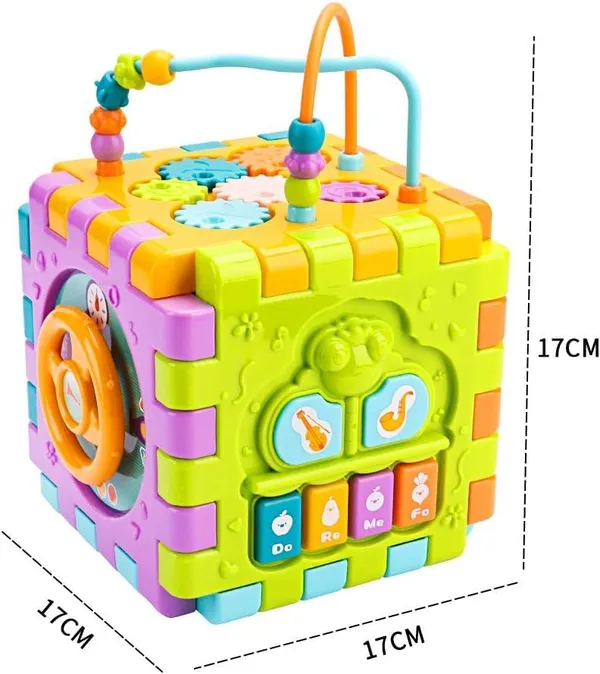 Multicolor_6-In-1_Baby_Activity_Cube__Educational_Learning_Toy_For_Toddlers_18M+_|_Sensory,_Motor_Skills_&_Puzzle_Play