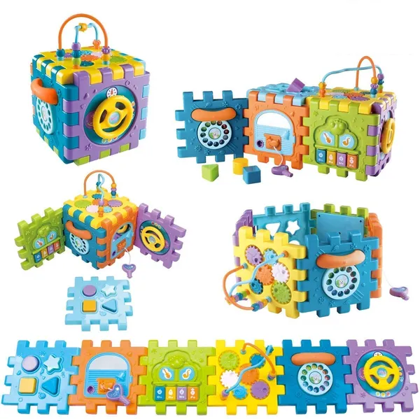 Multicolor_6-In-1_Baby_Activity_Cube__Educational_Learning_Toy_For_Toddlers_18M+_|_Sensory,_Motor_Skills_&_Puzzle_Play