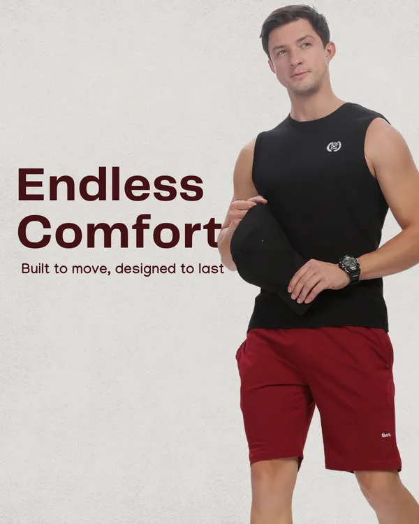 Mulberry_Red_Everyday_Shorts_For_Men