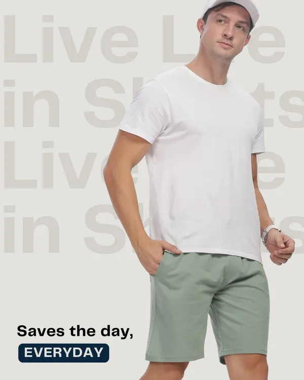 Mint_Green_Everyday_Shorts_For_Men