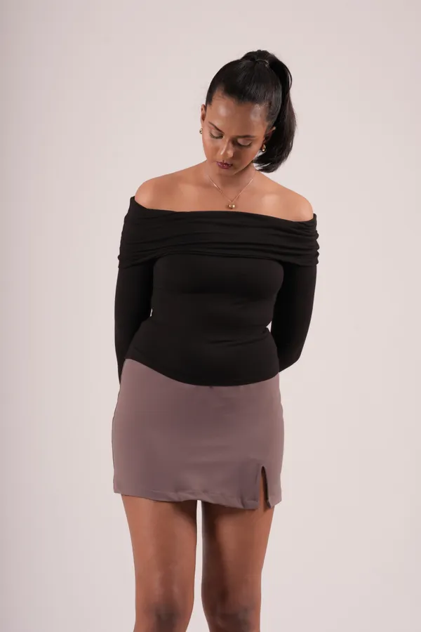 Purple_Oak_A_Line_Mini_Skirt_Oak_For_Women