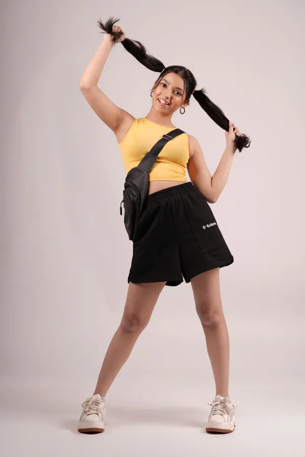 Black_Everyday_Shorts_For_Women