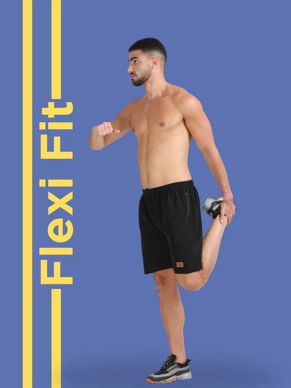 Black_Unstoppable_Quick_Dry_Shorts_For_Men