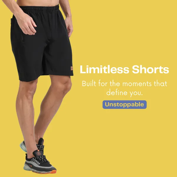 Black_Unstoppable_Quick_Dry_Shorts_For_Men