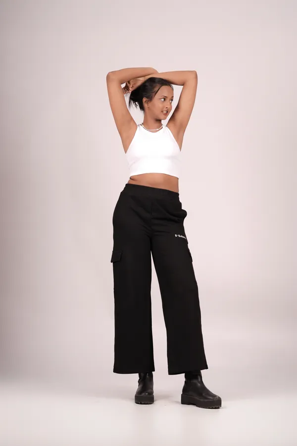 Black_Midnight_Magic_Wide_Leg_Cargos_For_Women
