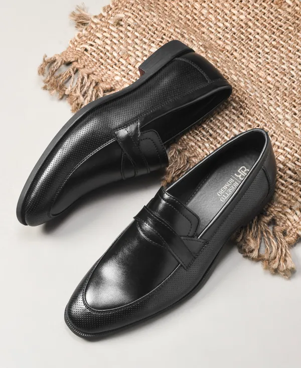Rosetto_Romero_Hunter_Premium_Penny_Black_Loafers_For_Men