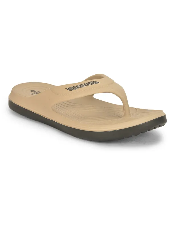 Beige_&_Black_Lightweight_Trendy_Design_EVA_Solid_Thong_Flip-Flop_For_Men