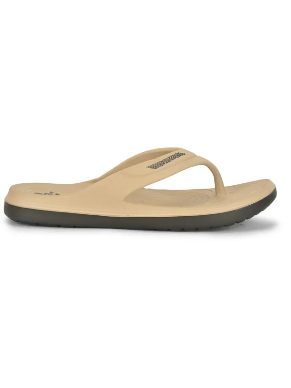Beige_&_Black_Lightweight_Trendy_Design_EVA_Solid_Thong_Flip-Flop_For_Men
