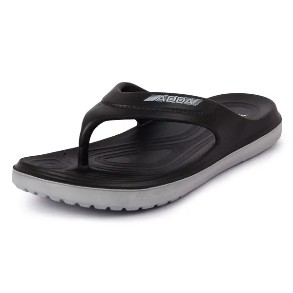 Black_&_Light_Grey_Lightweight_Trendy_Design_EVA_Solid_Thong_Flip-Flop_For_Men