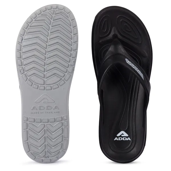 Black_&_Light_Grey_Lightweight_Trendy_Design_EVA_Solid_Thong_Flip-Flop_For_Men