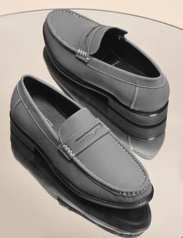 Rosetto_Romero_Charls_Suede_Loafers_Grey_For_Men