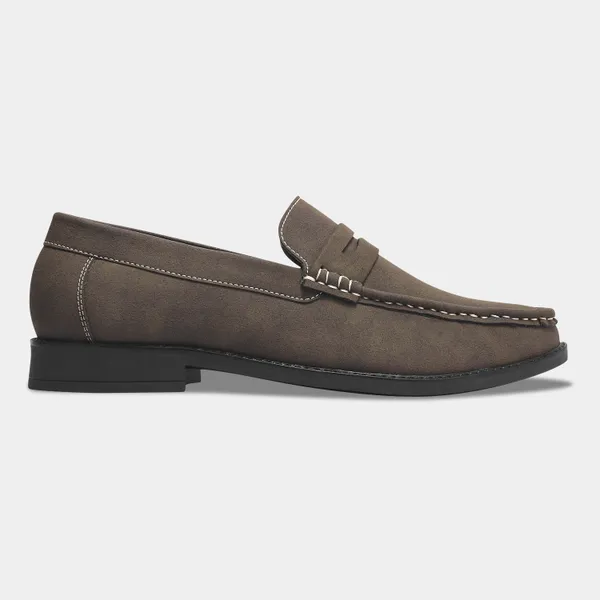 Rosetto_Romero_Charls_Suede_Loafers_Brown_For_Men