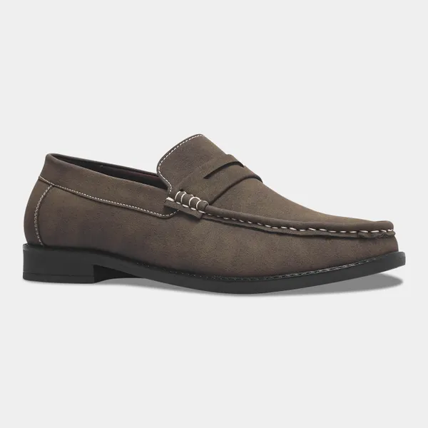 Rosetto_Romero_Charls_Suede_Loafers_Brown_For_Men