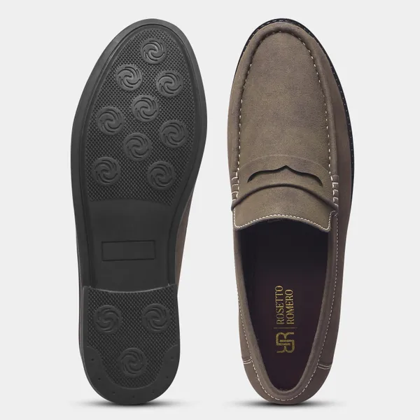 Rosetto_Romero_Charls_Suede_Loafers_Brown_For_Men