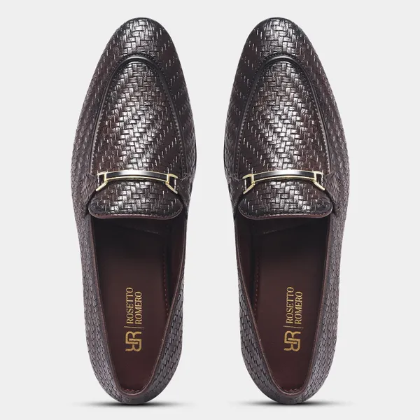 Rosetto_Romero_Blaze_Handcrafted_Woven_Brown_Penny_Loafers_For_Men