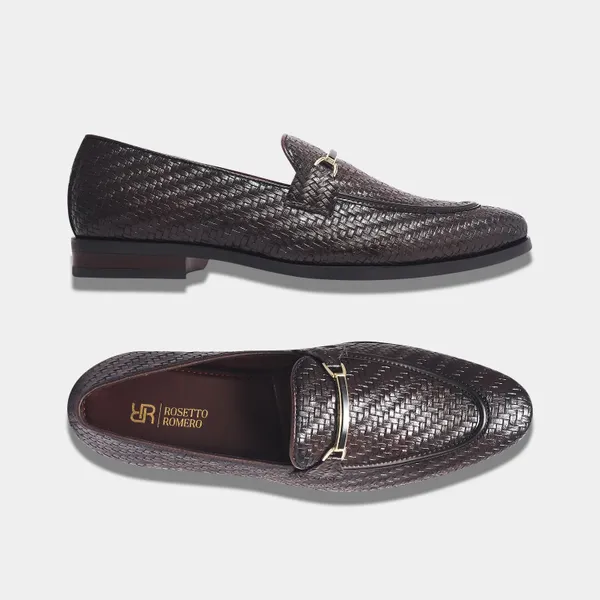 Rosetto_Romero_Blaze_Handcrafted_Woven_Brown_Penny_Loafers_For_Men