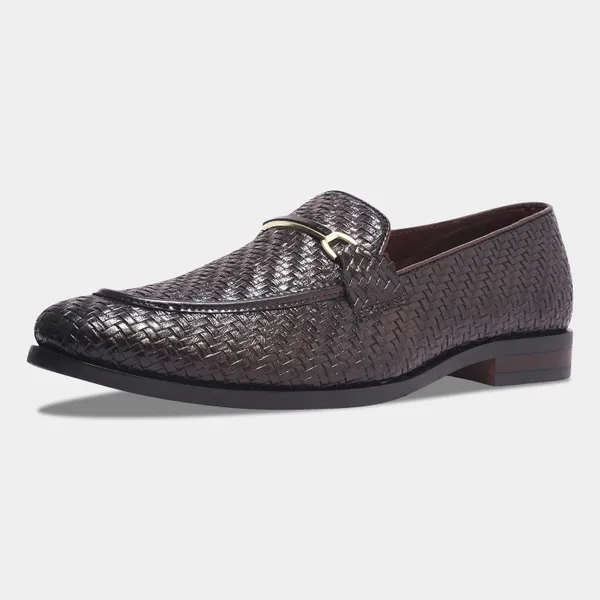 Rosetto_Romero_Blaze_Handcrafted_Woven_Brown_Penny_Loafers_For_Men