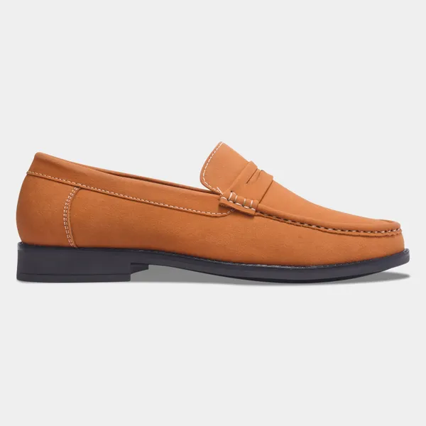 Rosetto_Romero_Charls_Suede_Loafers_Tan_For_Men