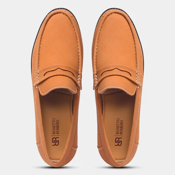 Rosetto_Romero_Charls_Suede_Loafers_Tan_For_Men