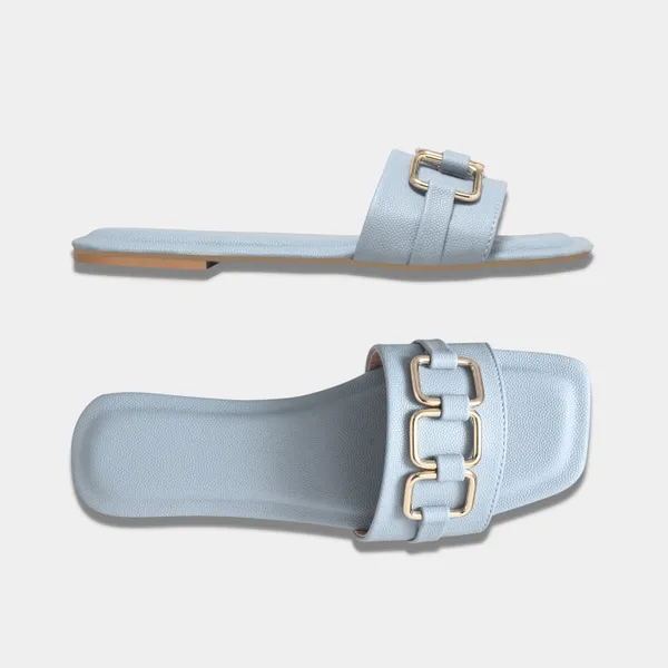Peek_Poise_Blue_Premium_Women_Flats