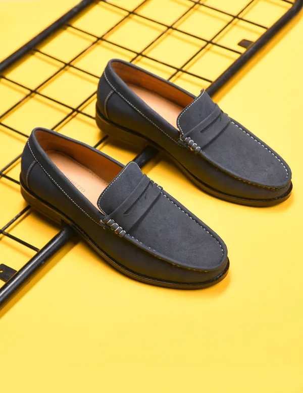 Rosetto_Romero_Charls_Suede_Loafers_Blue_For_Men