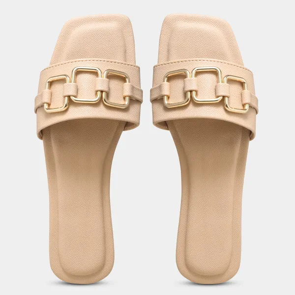 Peek_Poise_Beige_Premium_Women_Flats