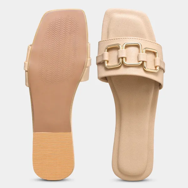 Peek_Poise_Beige_Premium_Women_Flats