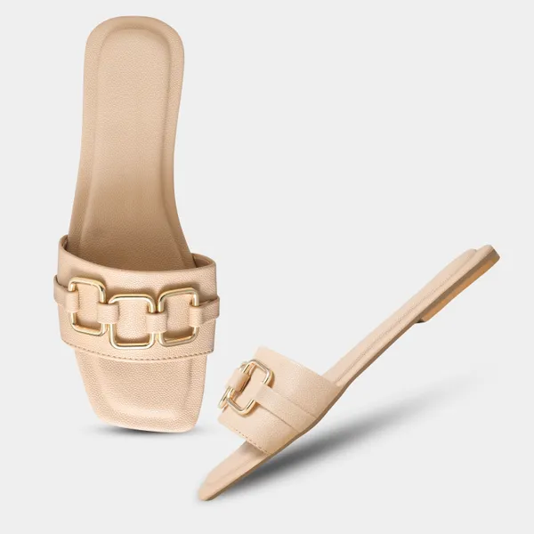 Peek_Poise_Beige_Premium_Women_Flats