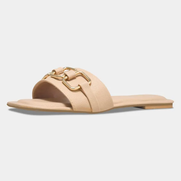 Peek_Poise_Beige_Premium_Women_Flats