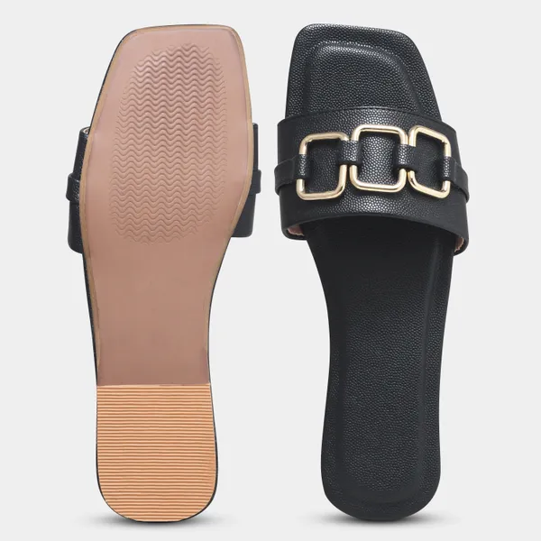 Peek_Poise_Black_Premium_Women_Flats