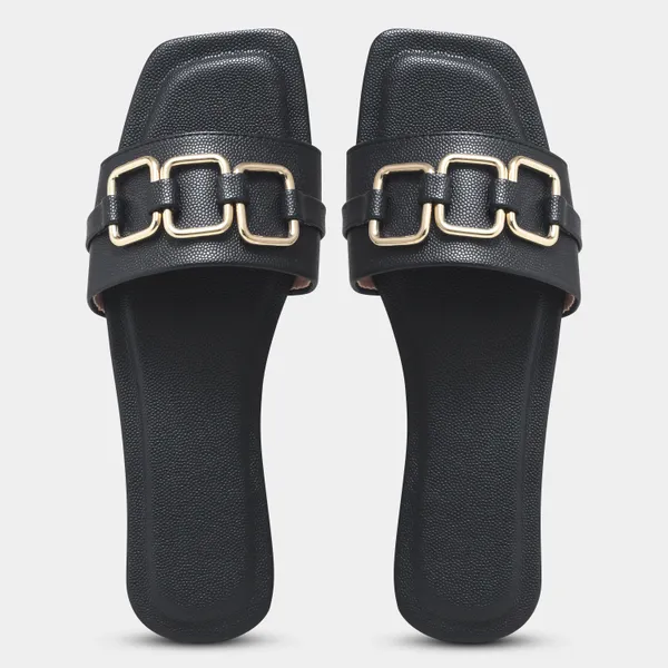 Peek_Poise_Black_Premium_Women_Flats