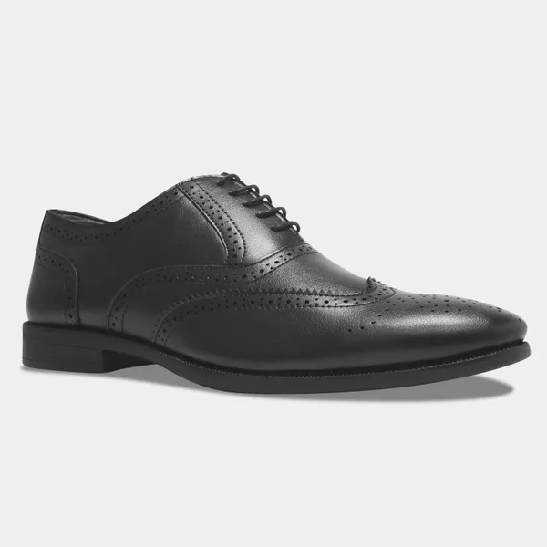 Rosetto_Romero_Alpha_Refined_Craftsmanship_Black_Lace-Up_Brogue_Shoes_For_Men
