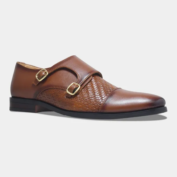 Rosetto_Romero_Steel_Polished_&_Tan_Bold_Double_Monk_Strap_For
