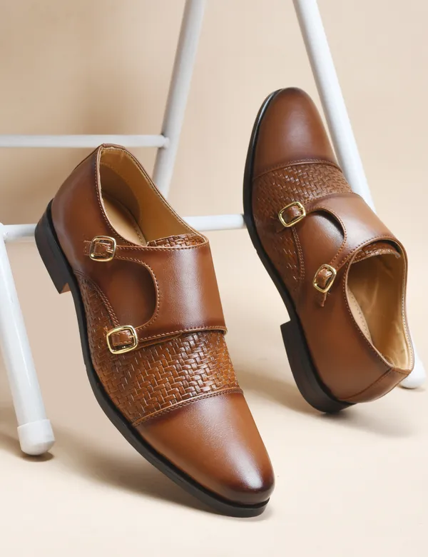 Rosetto_Romero_Steel_Polished_&_Tan_Bold_Double_Monk_Strap_For