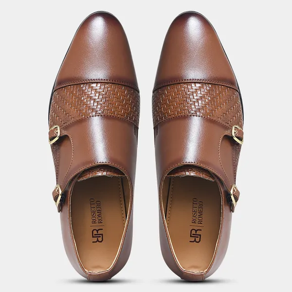 Rosetto_Romero_Steel_Polished_&_Tan_Bold_Double_Monk_Strap_For