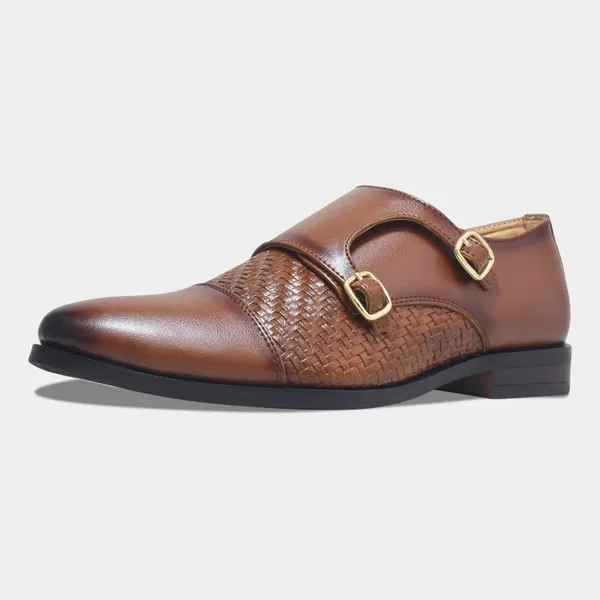 Rosetto_Romero_Steel_Polished_&_Tan_Bold_Double_Monk_Strap_For