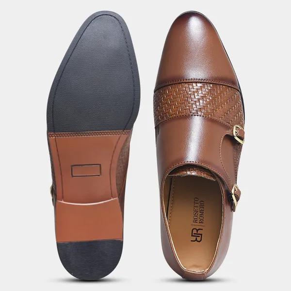 Rosetto_Romero_Steel_Polished_&_Tan_Bold_Double_Monk_Strap_For